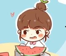 吃瓜卡通情侣图片大全,趣味横生的甜蜜瞬间