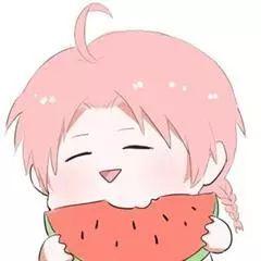 吃瓜卡通情侣图片大全,趣味横生的甜蜜瞬间