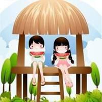 吃瓜情侣头像动漫